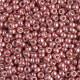 Miyuki seed beads 8/0 - Duracoat galvanized dark coral 8-4209